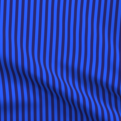 Blue Raspberry Jelly Fruit Stripes Fabric 1