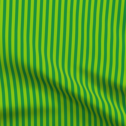 Lime Green Stripes Fabric