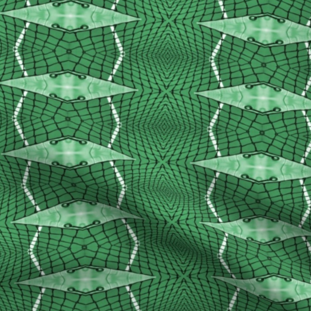 Pickleball Net Green Fabric by green carbon 2112