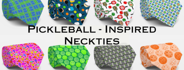 Pickleball Neckties - Elevate Your Style Game