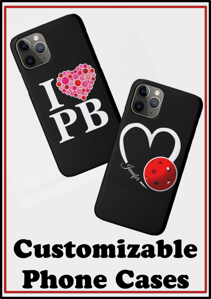 customizable pickleball phone cases