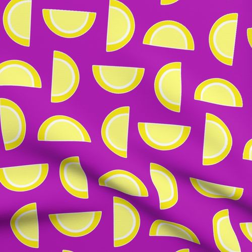 Lemon Candy Fruit Slices on Purple (1)