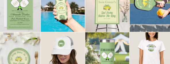 How to Plan a Chic Sage and Cream Pickleball Bachelorette Party