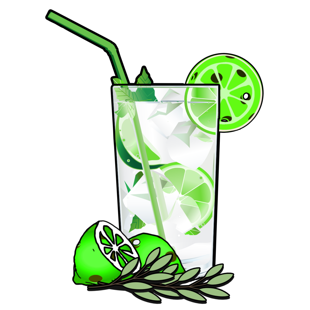 sage smash cocktail with sage springs and pickleball limes